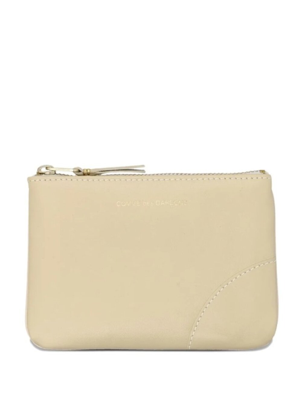 COMME des GARÇONS Wallet Classic CALF LEATHER Wallet SA8100 Off White beige
